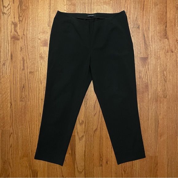 Lafayette 148 New York Pants - Lafayette 148 NY black size zip crop ankle pants size 14